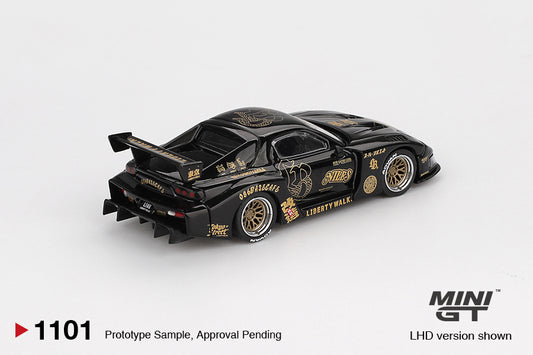 Mini GT 1:64 Mazda RX-7 FD3S LB-Super Silhouette FD-Niles 2025 diecast model car. Back