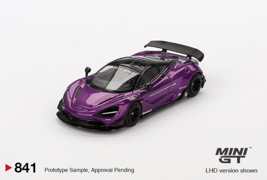 (Pre-Order) Mini GT - McLaren 720S LB WORKS Purple 2020