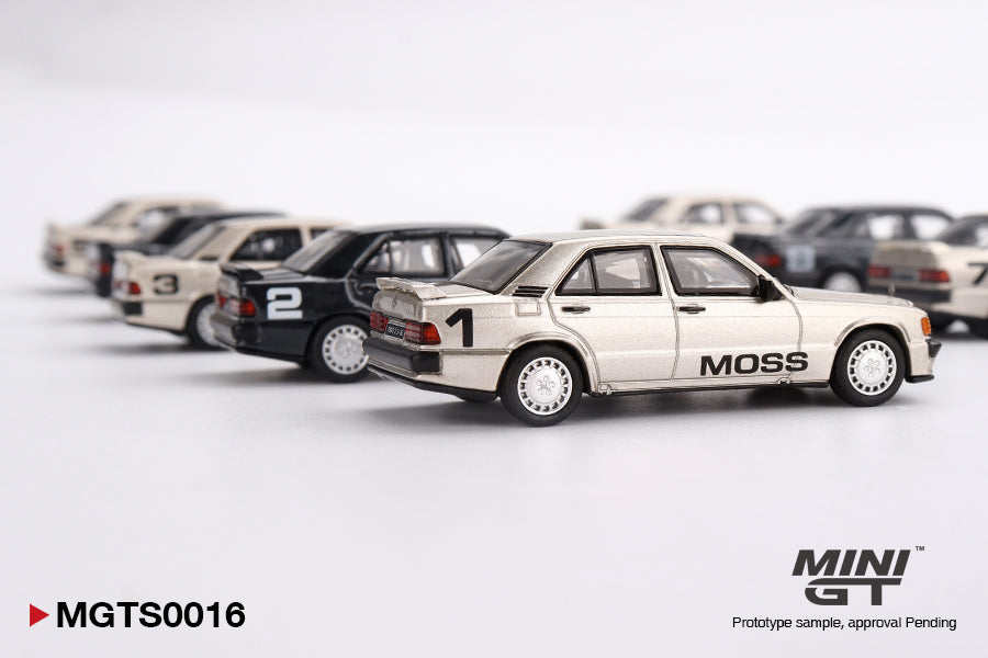 (Pre-Order) Mini GT - Mercedes-Benz 190E EVO1 Nürburgring Race of Champions Set LIMITED EDITION 1984