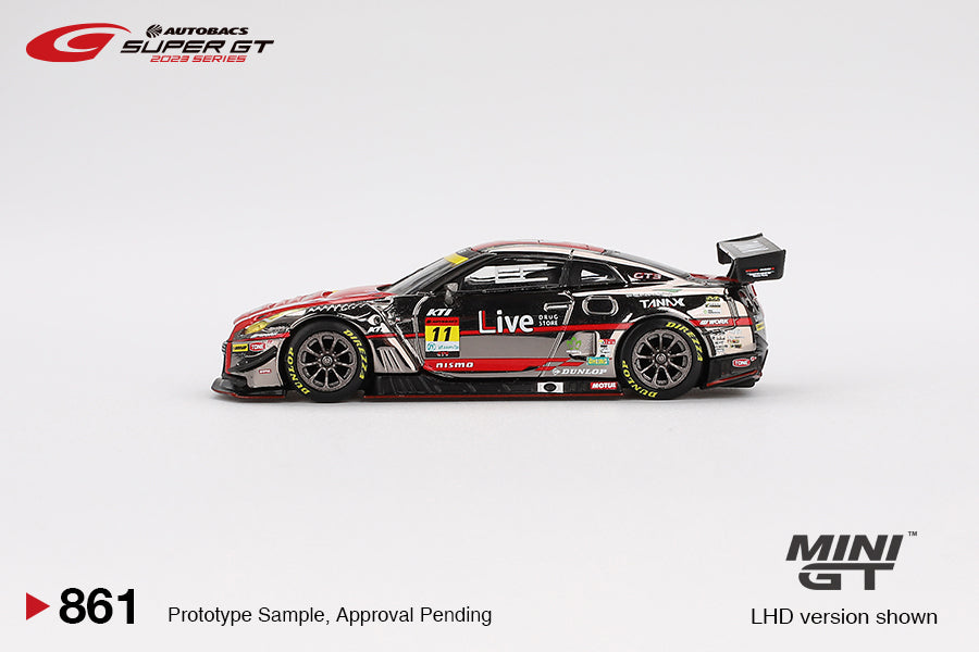 (Pre-Order) Mini GT - Nissan GT-R (R35) Nismo GT3 #11 Gainer Tanax GT-R Gainer Super GT Series 2023