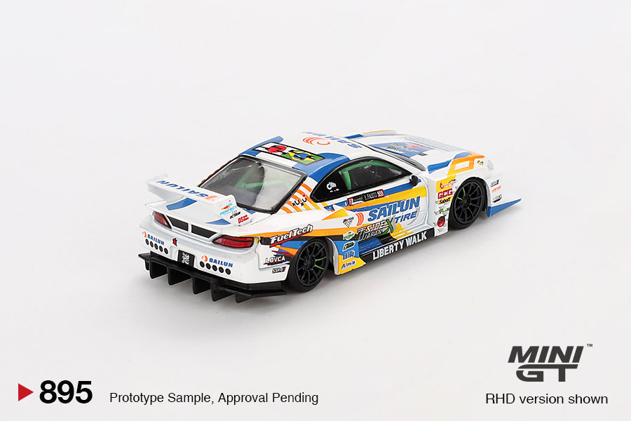 (Pre-Order) Mini GT - Nissan Silvia S15 LB-Super Silhouette #555 Formula Drift Japan 2023