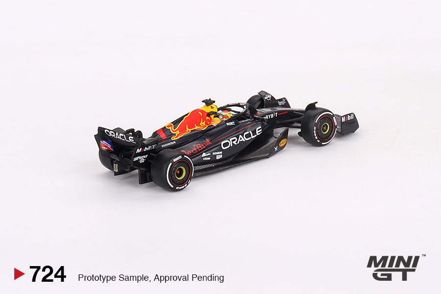 (Pre-Order) Mini GT - Oracle Red Bull Racing RB19 #1 Max Verstappen 2023 F1 2023 Bahrain GP Winner