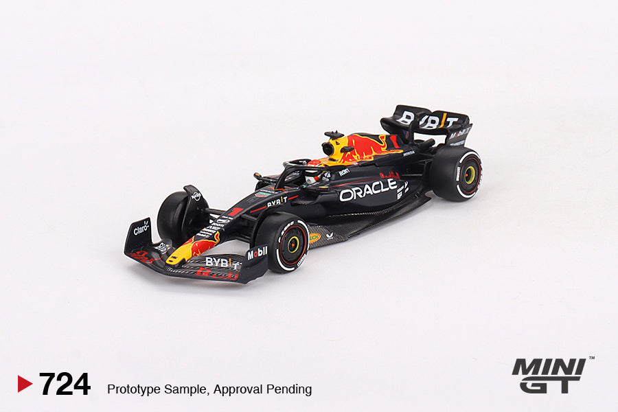 (Pre-Order) Mini GT - Oracle Red Bull Racing RB19 #1 Max Verstappen 2023 F1 2023 Bahrain GP Winner