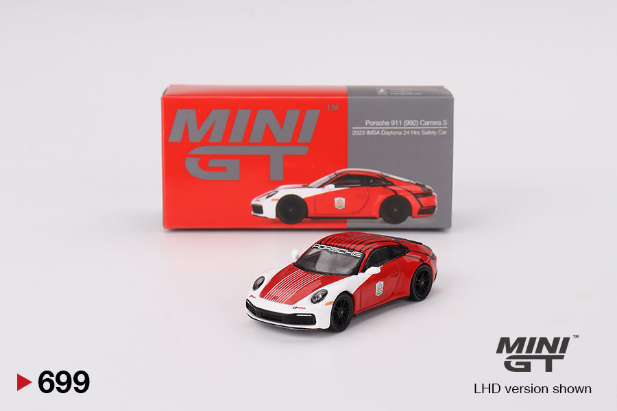 (Pre-Order) Mini GT - Porsche 911 (992) Carrera S Safety Car 2023 IMSA Daytona 24 Hrs