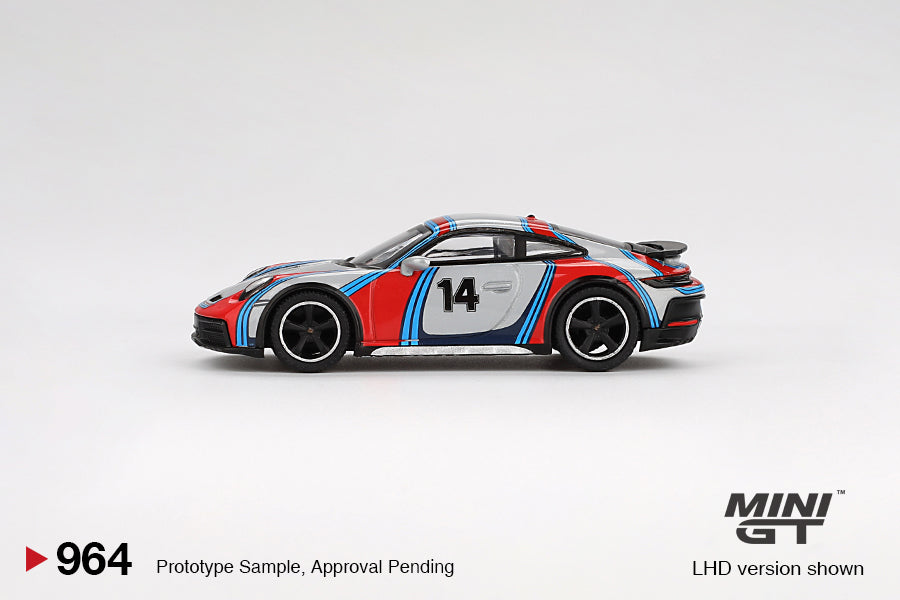 (Pre-Order) Mini GT - Porsche 911 (992) Dakar Ice Grey Metallic Rally Tribute 2024