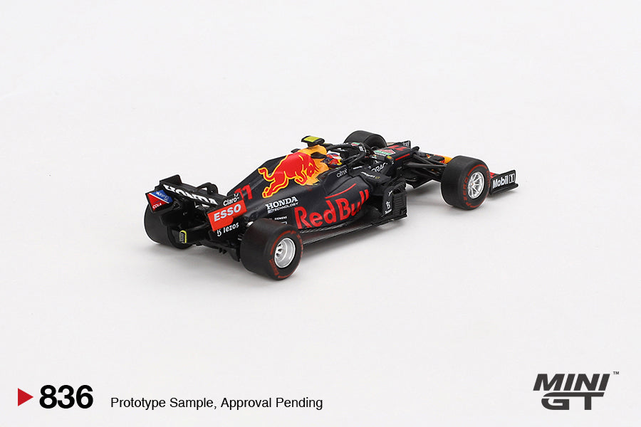 (Pre-Order) Mini GT - RedBull Racing RB16B #11 Sergio Pérez Azerbaijan Grand Prix Winner 2021