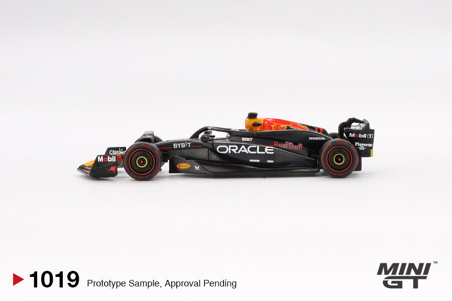 (Pre-Order) Mini GT - RedBull Racing RB20 #11 Sergio Perez Bahrain GP 2nd Place 2024