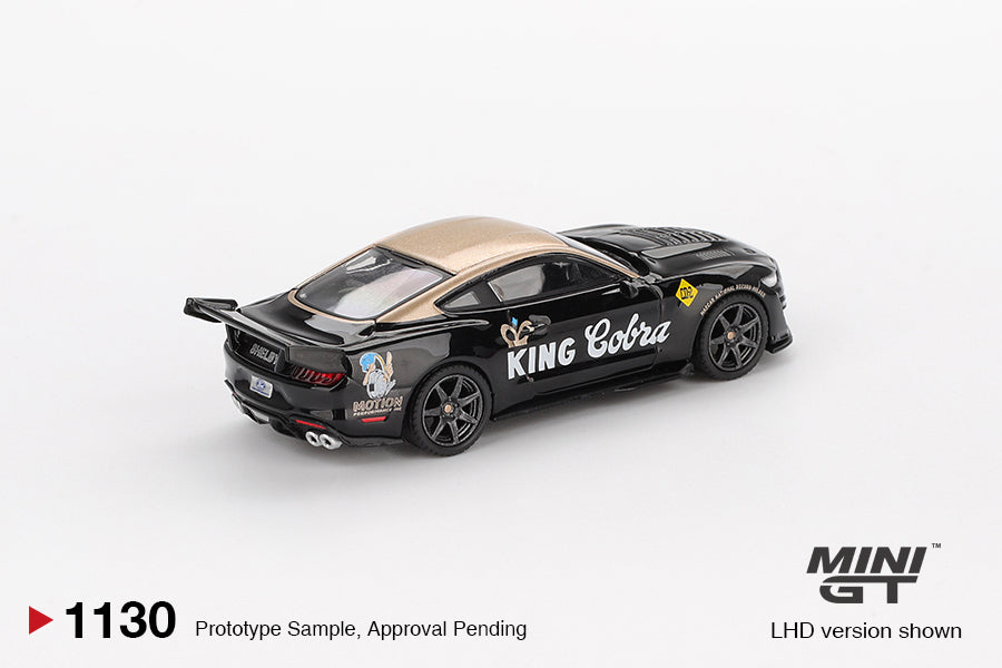 Mini GT 1:64 Shelby GT500 Dragon Snake Concept Black & Gold 2020 diecast model car. Back