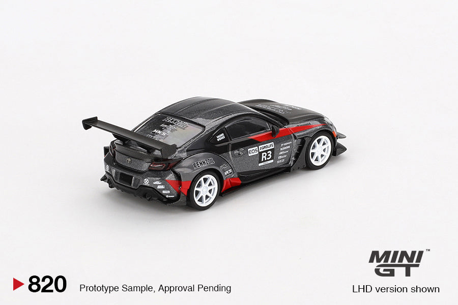 (Pre-Order) Mini GT - Toyota GR86 HKS Turbocharged Larry Chen's 2024
