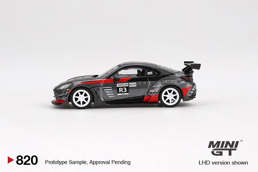 (Pre-Order) Mini GT - Toyota GR86 HKS Turbocharged Larry Chen's 2024