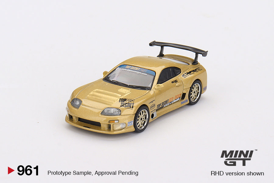 (Pre-Order) Mini GT - Toyota Supra MK4 (A80) Top Secret GT-300 Top Secret Gold 2023