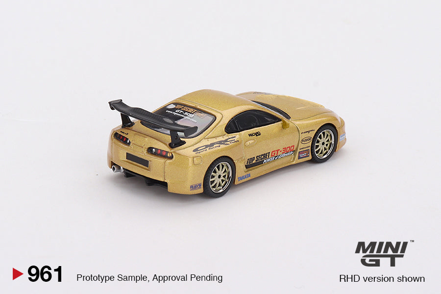 (Pre-Order) Mini GT - Toyota Supra MK4 (A80) Top Secret GT-300 Top Secret Gold 2023