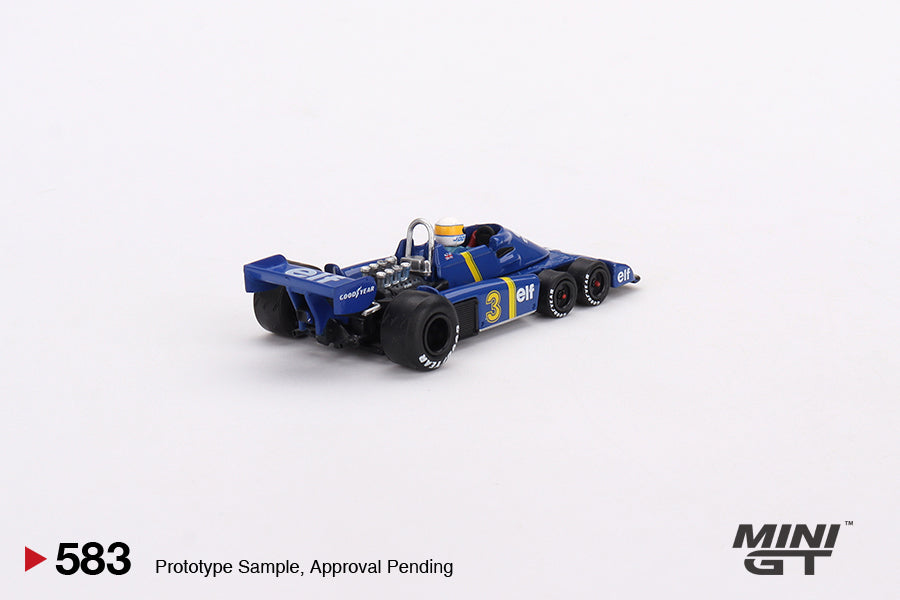 (Pre-Order) Mini GT - Tyrrell P34 #3 Jody Scheckter 1976 Swedish GP Winner