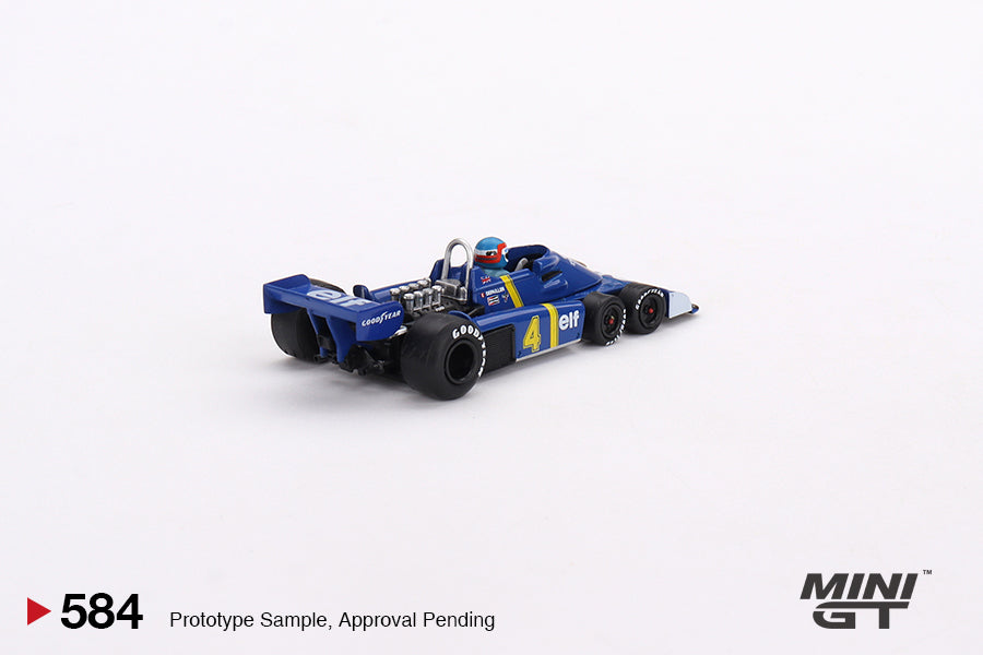 (Pre-Order) Mini GT - Tyrrell P34 #4 Patrick Depailler 1976 Swedish GP 2nd Place