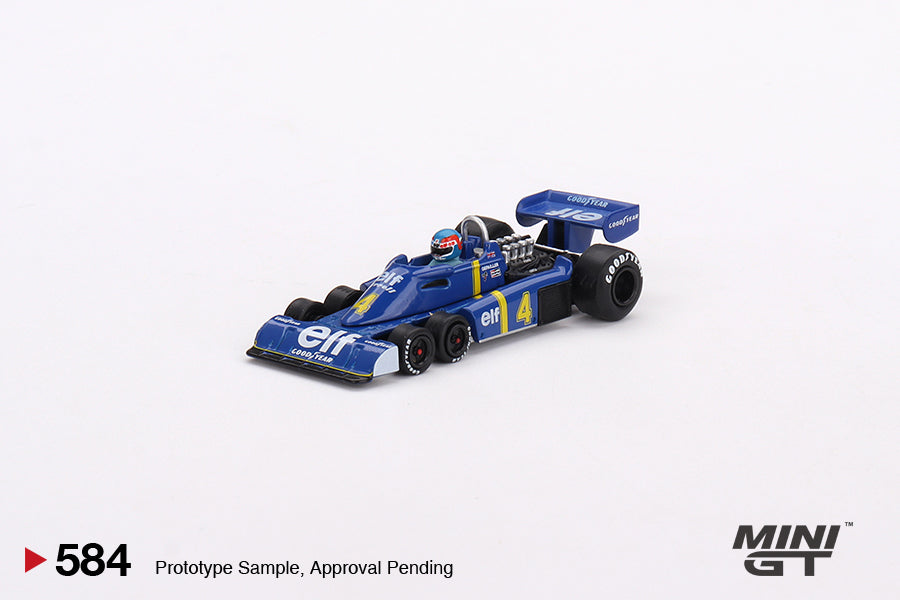 (Pre-Order) Mini GT - Tyrrell P34 #4 Patrick Depailler 1976 Swedish GP 2nd Place