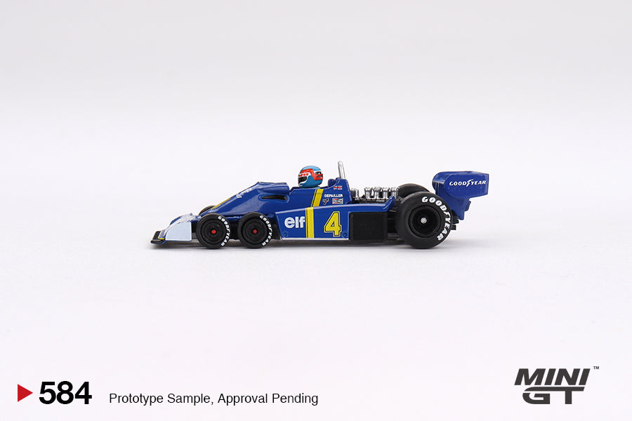 (Pre-Order) Mini GT - Tyrrell P34 #4 Patrick Depailler 1976 Swedish GP 2nd Place