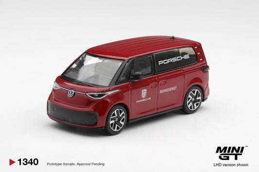 Mini GT Volkswagen ID. Buzz Porsche Renndienst Red 2022.