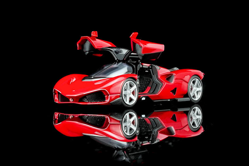 Motorhelix Nilu Hypercar Gilles Red gullwing doors open detailed engine 1:64