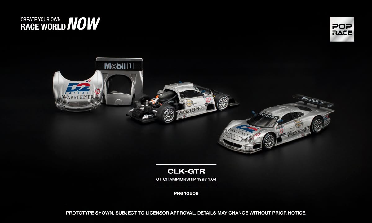 POP Race 1997 Mercedes-Benz AMG CLK GTR #10 FIA GT Championship.