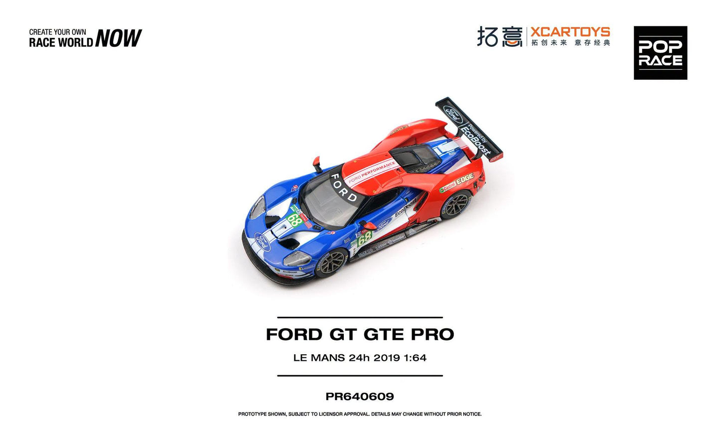 POP Race x XCARTOYS Ford GT GTE Pro #68 Le Mans 2019.