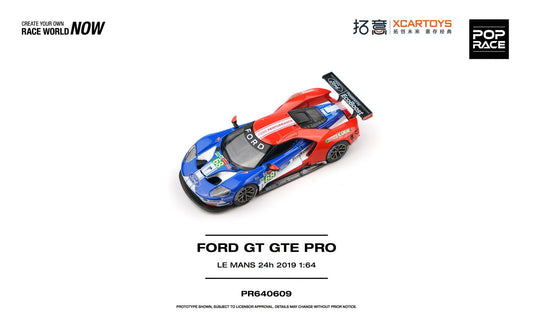 POP Race x XCARTOYS Ford GT GTE Pro #68 Le Mans 2019.