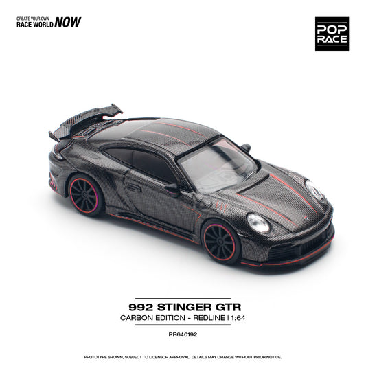 (Pre-Order) POP Race - 992 Stinger GTR Carbon Edition - Redline