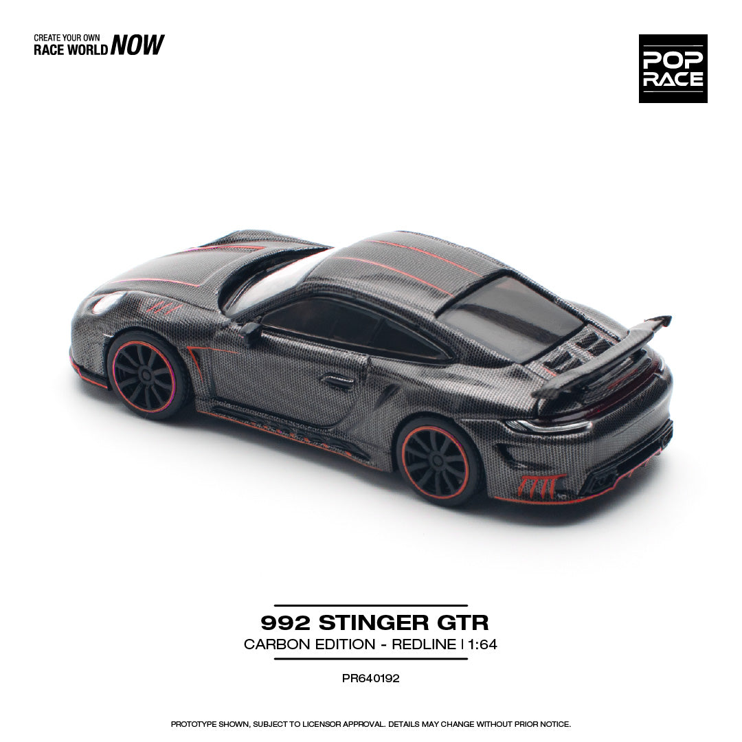 (Pre-Order) POP Race - 992 Stinger GTR Carbon Edition - Redline