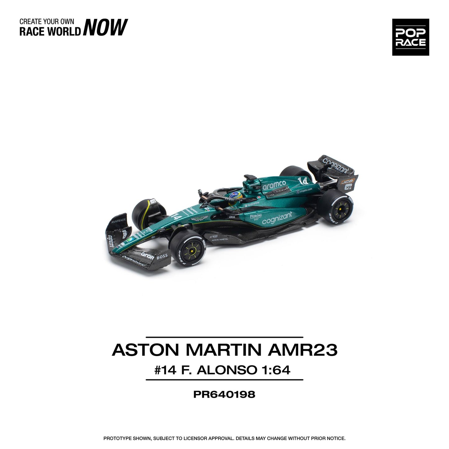 (Pre-Order) POP Race - Aston Martin AMR23 #14 F. Alonso