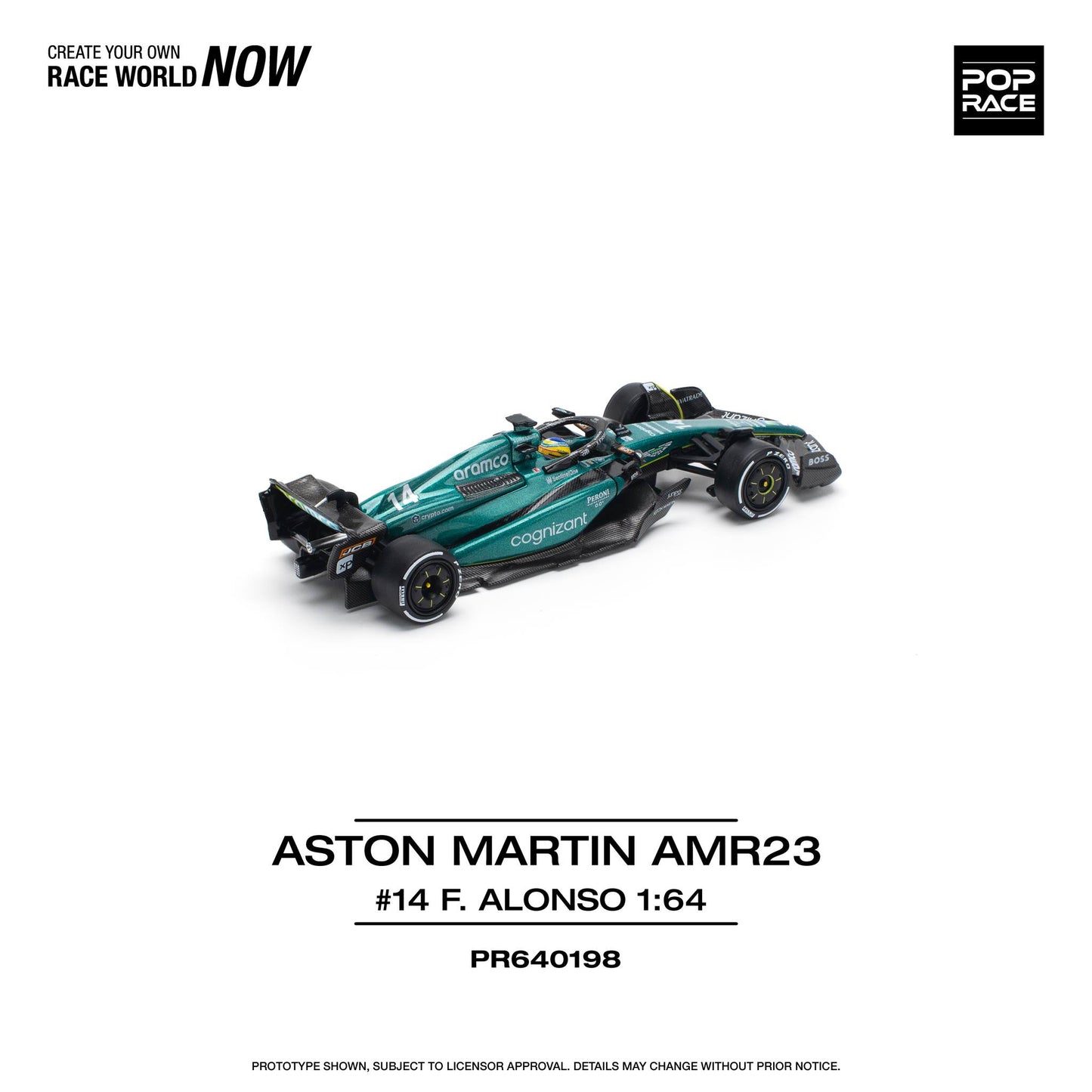 (Pre-Order) POP Race - Aston Martin AMR23 #14 F. Alonso