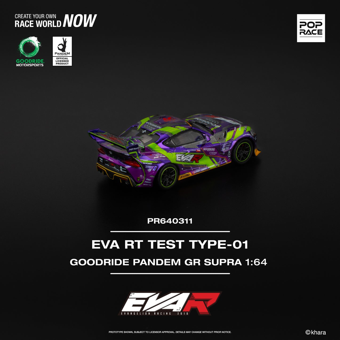 (Pre-Order) POP Race - Eva RT Test Type-01 Goodride Pandem GR Supra
