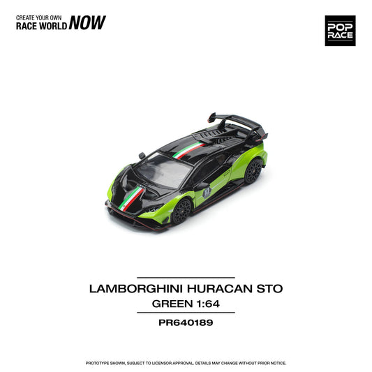 (Pre-Order) POP Race - Lamborghini Huracan STO Green