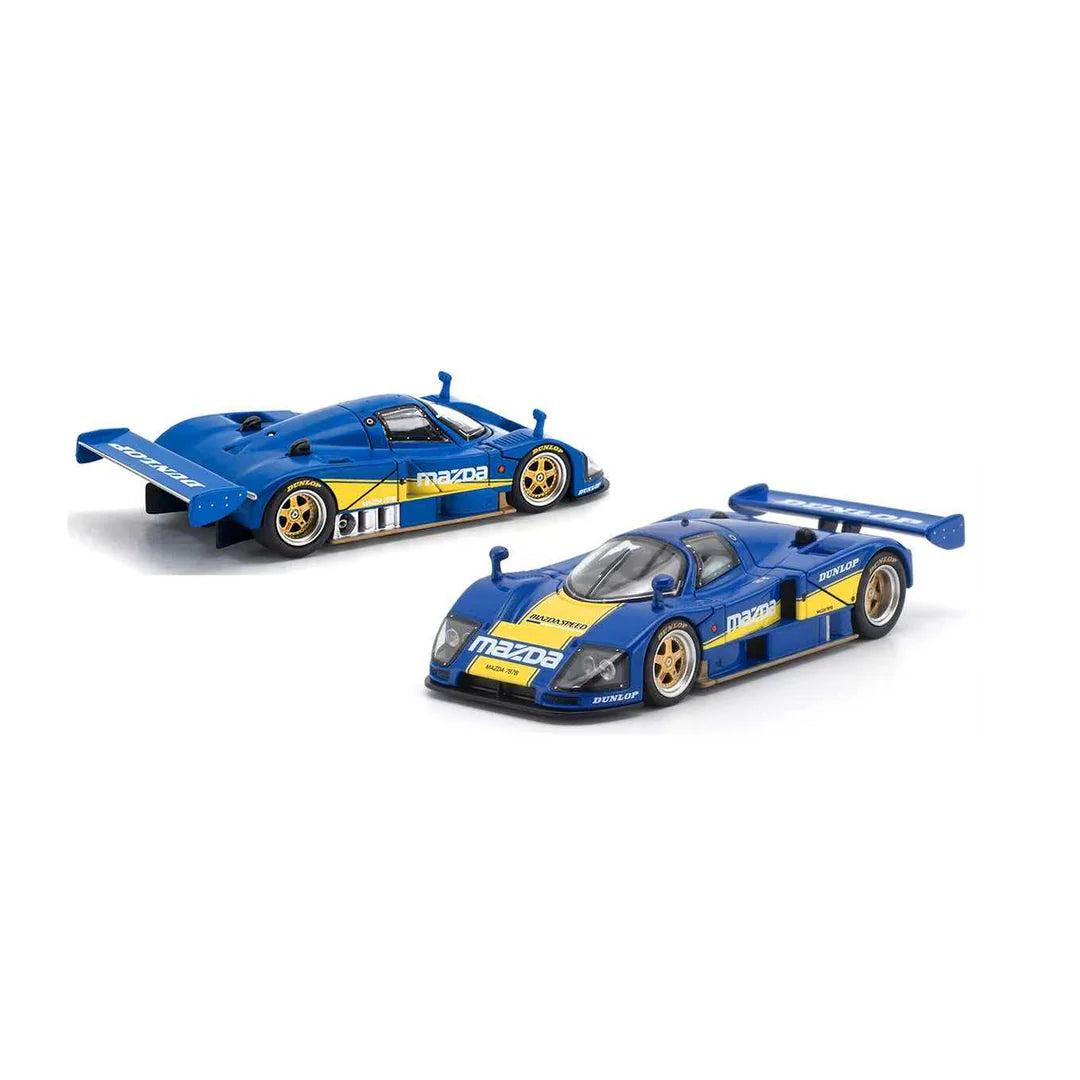 POP RACE Mazda 787B in blue and yellow Enigma Exclusive edition.