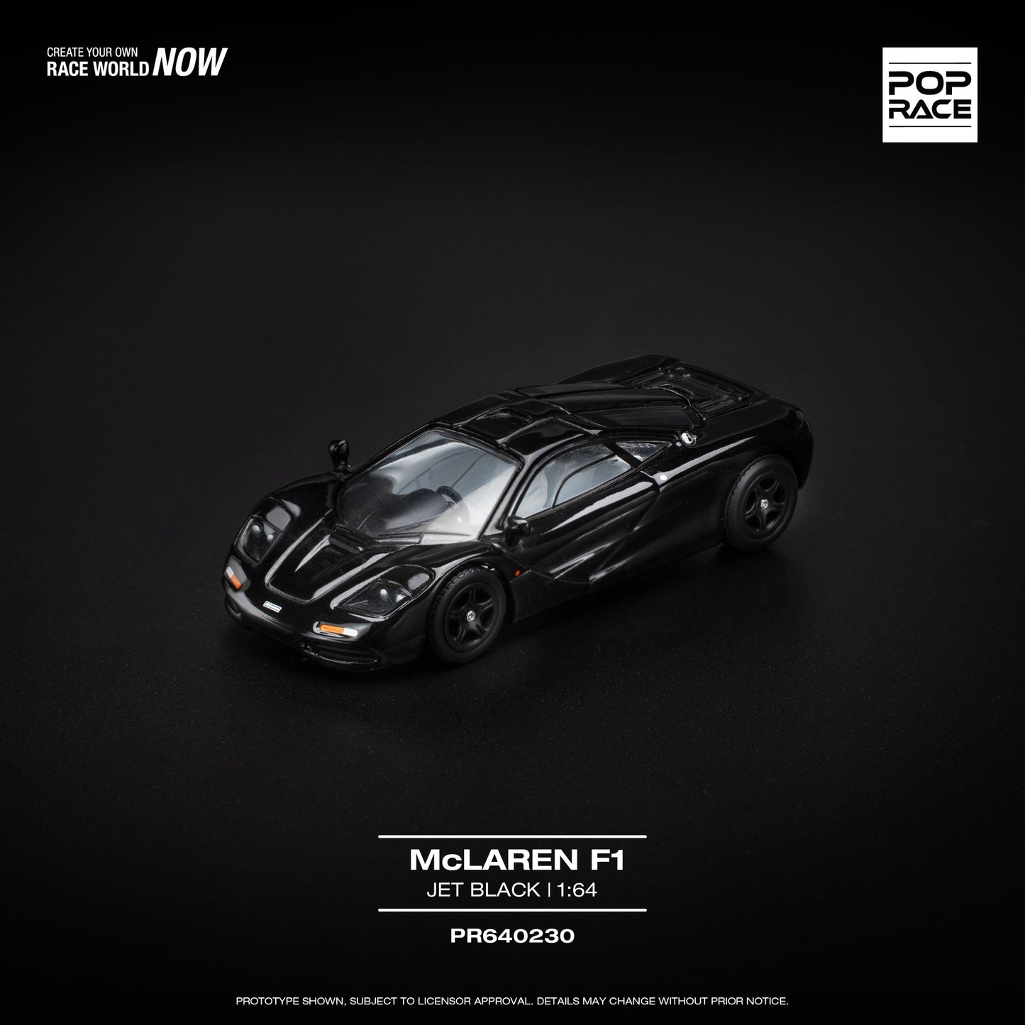 (Pre-Order) POP Race - McLaren F1 Jet Black