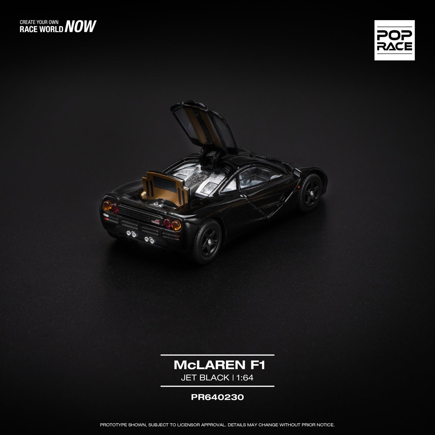 (Pre-Order) POP Race - McLaren F1 Jet Black