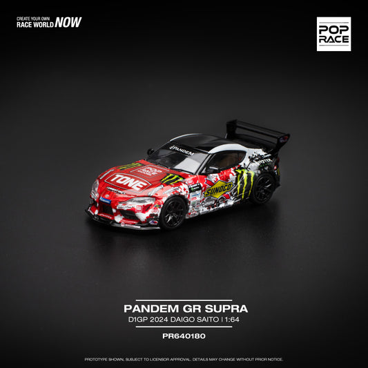 (Pre-Order) POP Race - Pandem GR Supra D1GP 2024 Daigo Saito