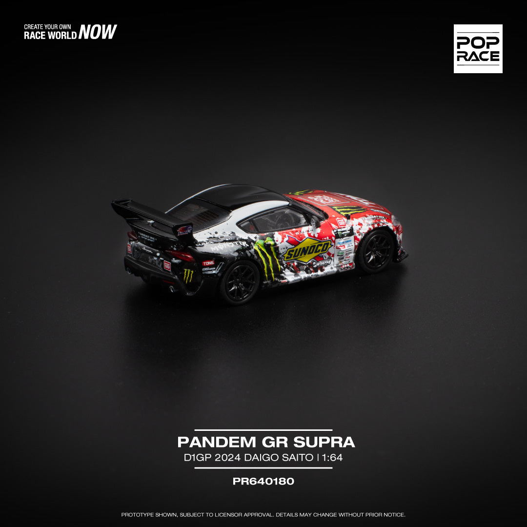 (Pre-Order) POP Race - Pandem GR Supra D1GP 2024 Daigo Saito