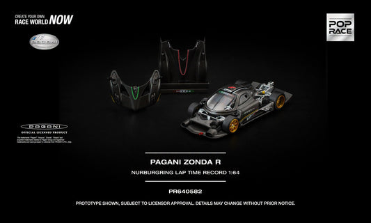 POP RACE Pagani Zonda R Nürburgring Lap Time Record with removable body panels.