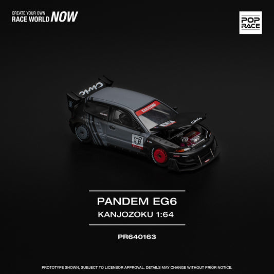 (Pre-Order) POP Race - Pandem Civic EG6 Kanjozoku