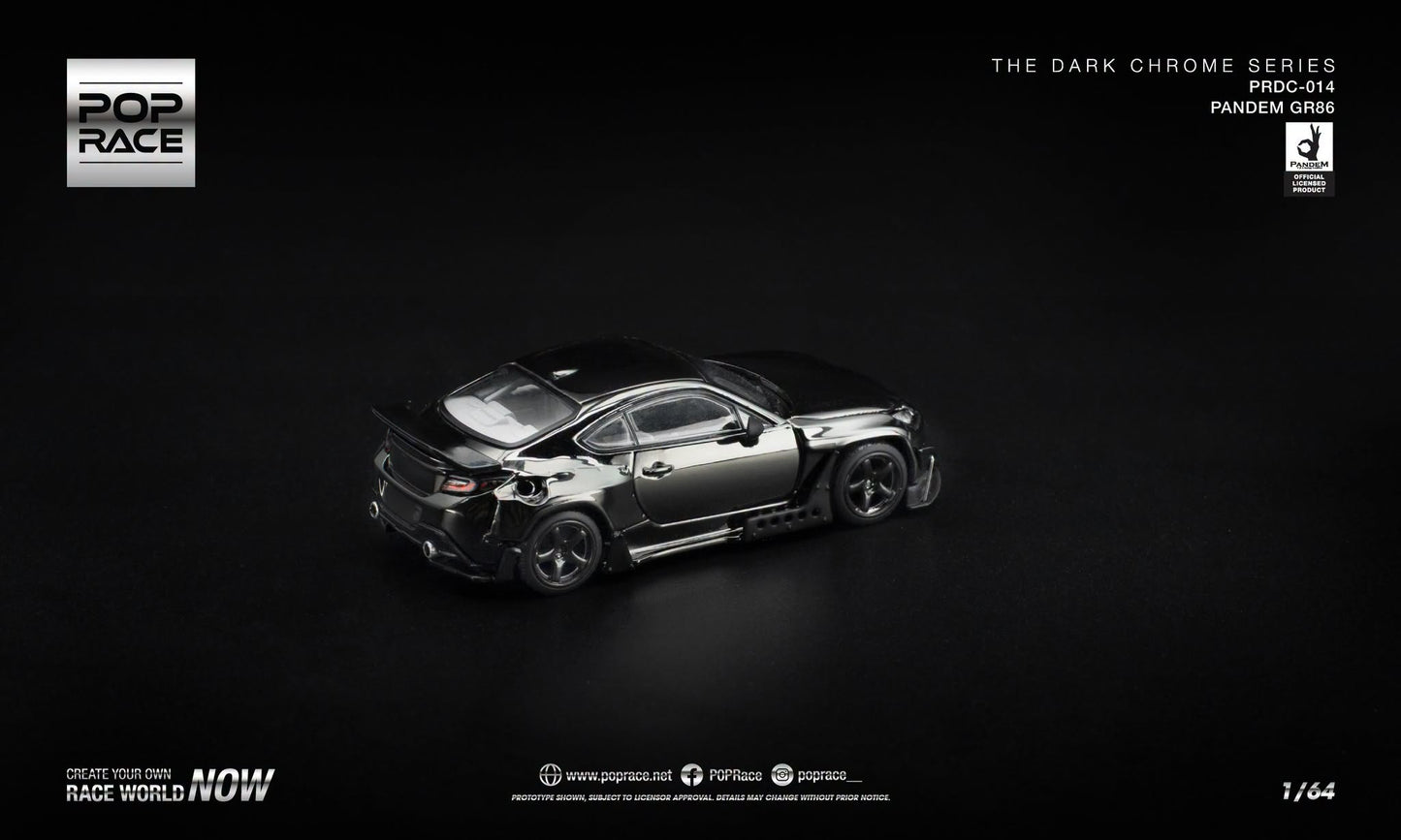 POP RACE Pandem GR86 Dark Chrome Series.
