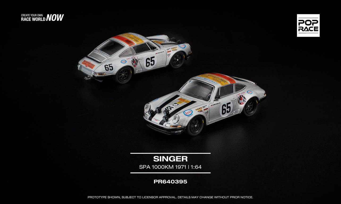 POP Race Singer SPA 1000KM 1971 endurance race car diecast model 1:64