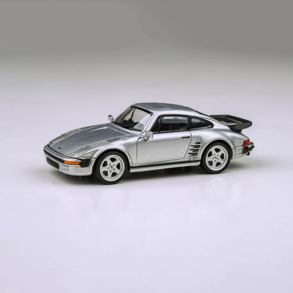PARA64 1:64 RUF BTR Slantnose 1986 silver Porsche Flachbau diecast model