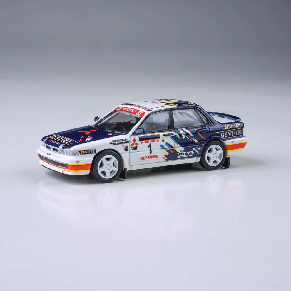 PARA64 1:64 Mitsubishi Galant VR-4 1993 Rally Indonesia #1 Ross Dunkerton rally diecast model