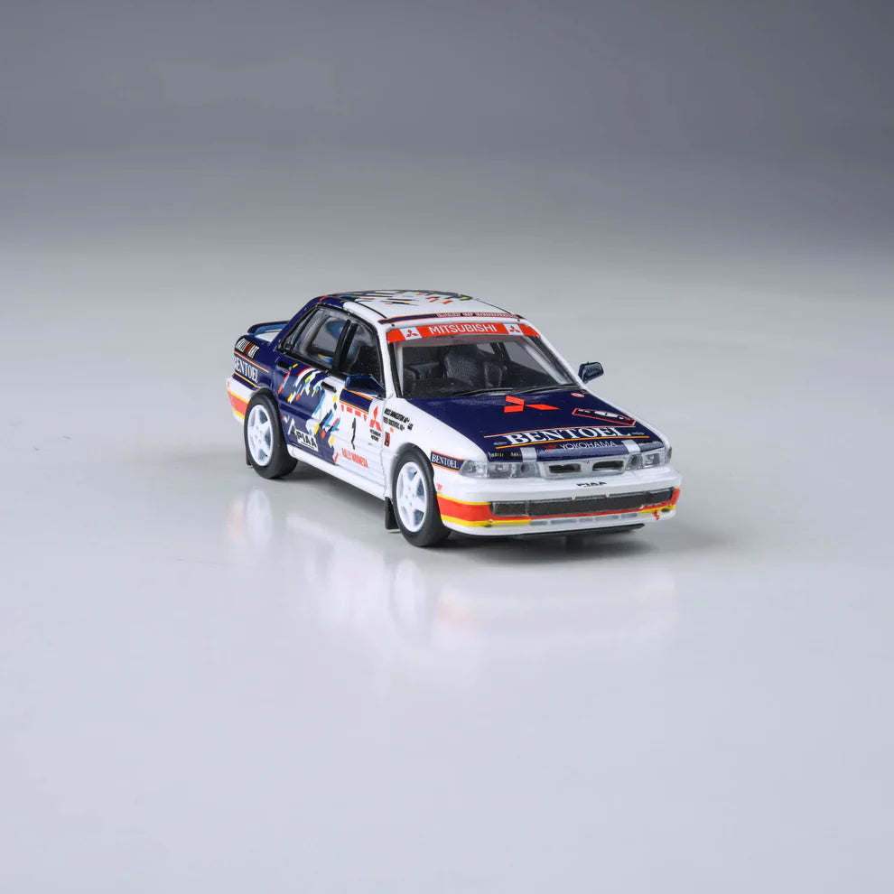PARA64 1:64 Mitsubishi Galant VR-4 1993 Rally Indonesia #1 Ross Dunkerton rally diecast model