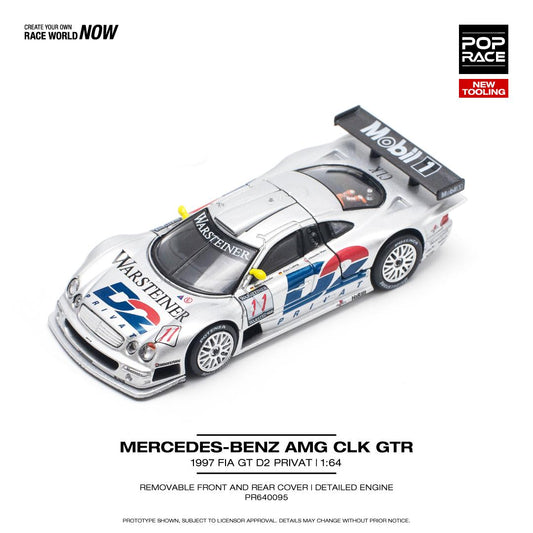 (Pre-Order) POP Race - Mercedes-Benz CLK AMG GTR D2 1997 FIA GT