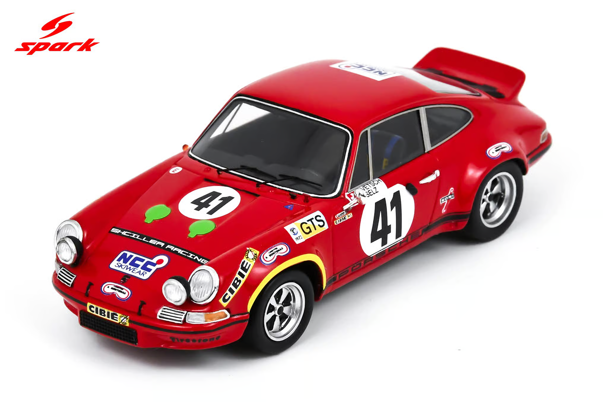 Sparky Porsche 911 Carrera RSR 2.8 #41 Le Mans 1973.