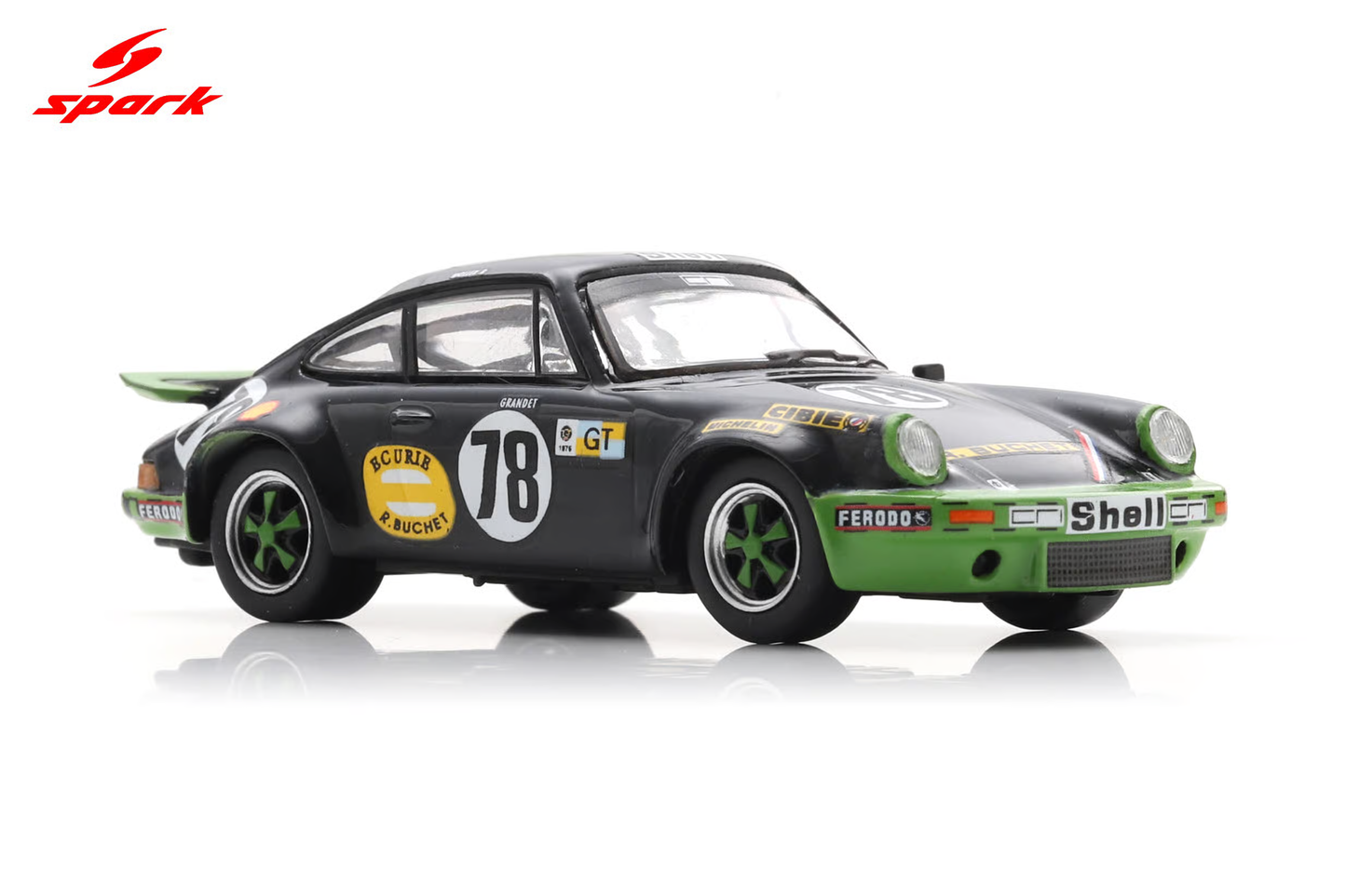 Sparky Porsche 911 Carrera RSR #78 Le Mans 1975.