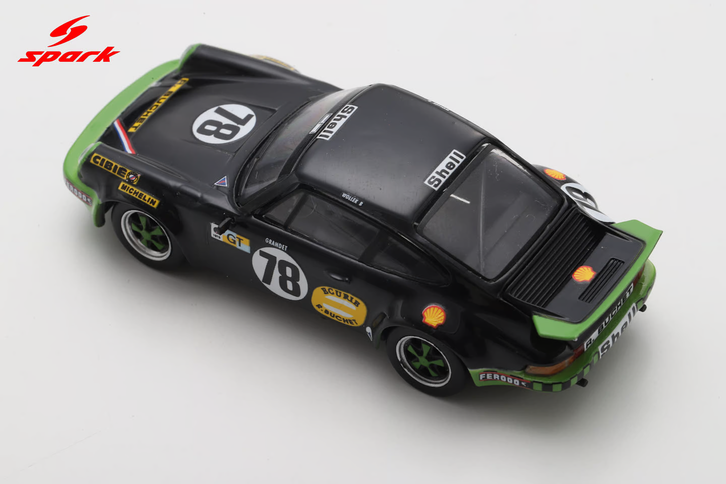 Sparky Porsche 911 Carrera RSR #78 Le Mans 1975.