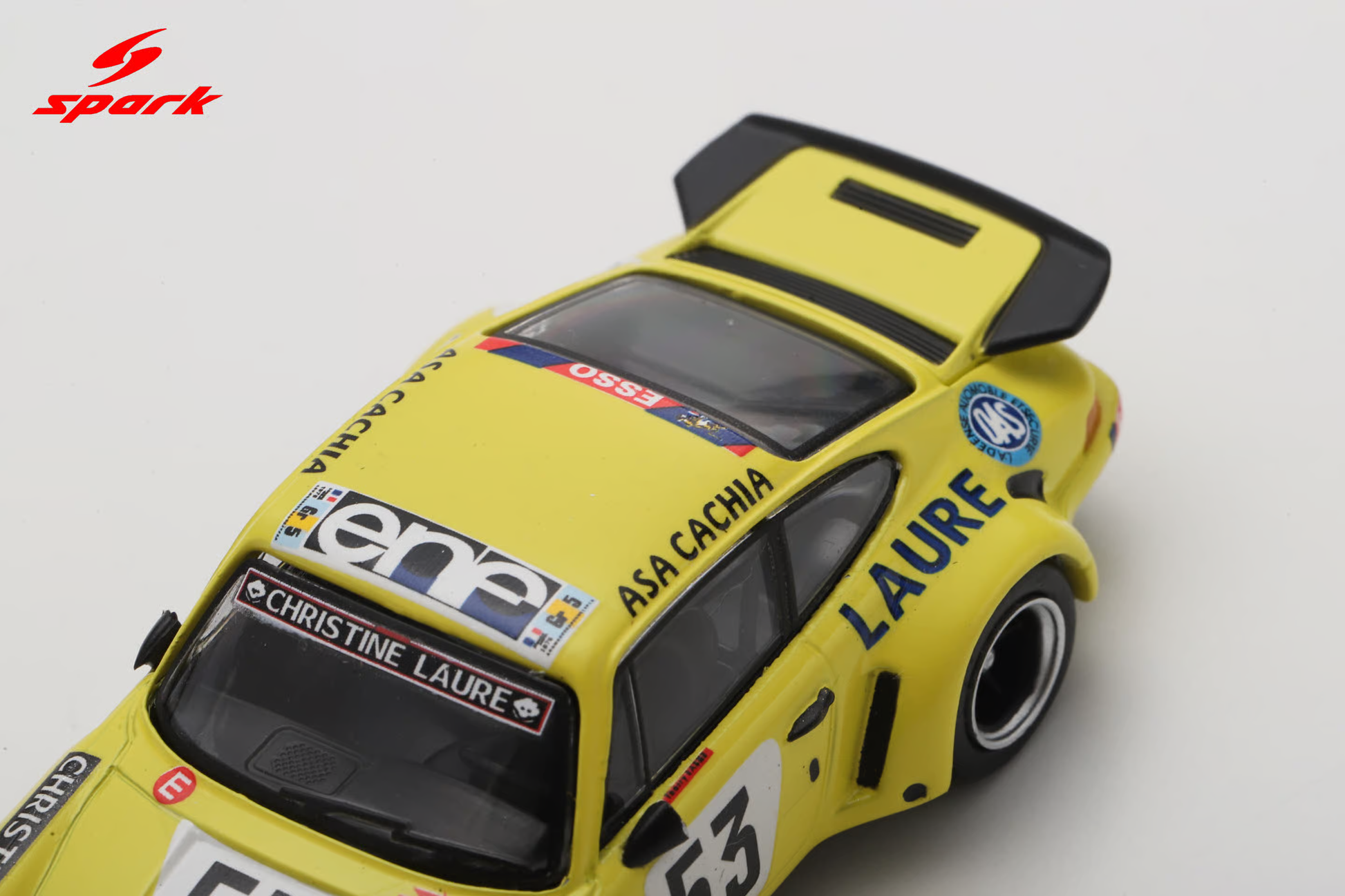 Sparky Porsche 911 Carrera RSR #53 Le Mans 1976.