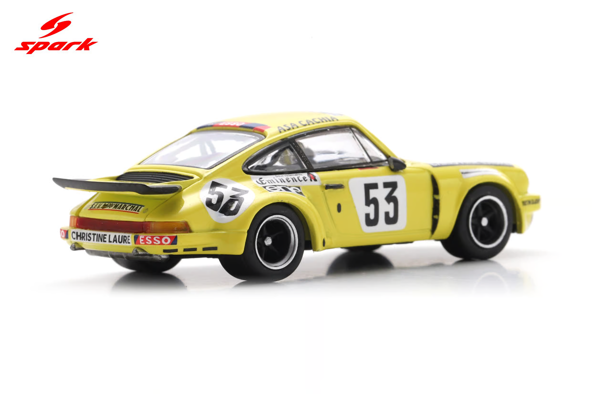 Sparky Porsche 911 Carrera RSR #53 Le Mans 1976.