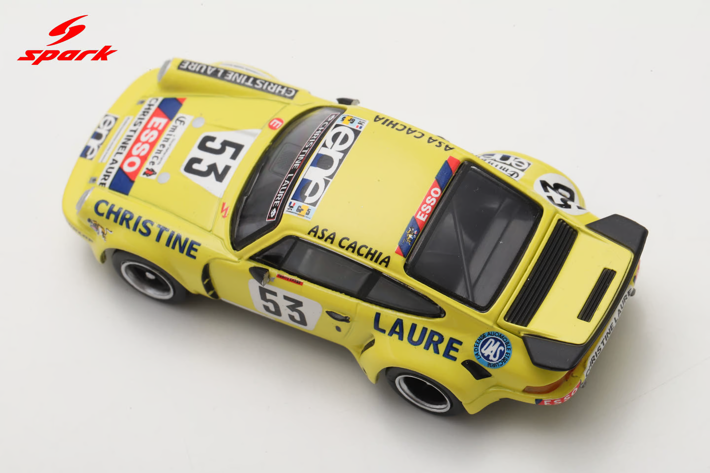Sparky Porsche 911 Carrera RSR #53 Le Mans 1976.